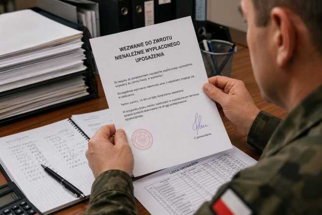 Nienależnie wypłacone uposażenie żołnierza: zwrot i przedawnienie